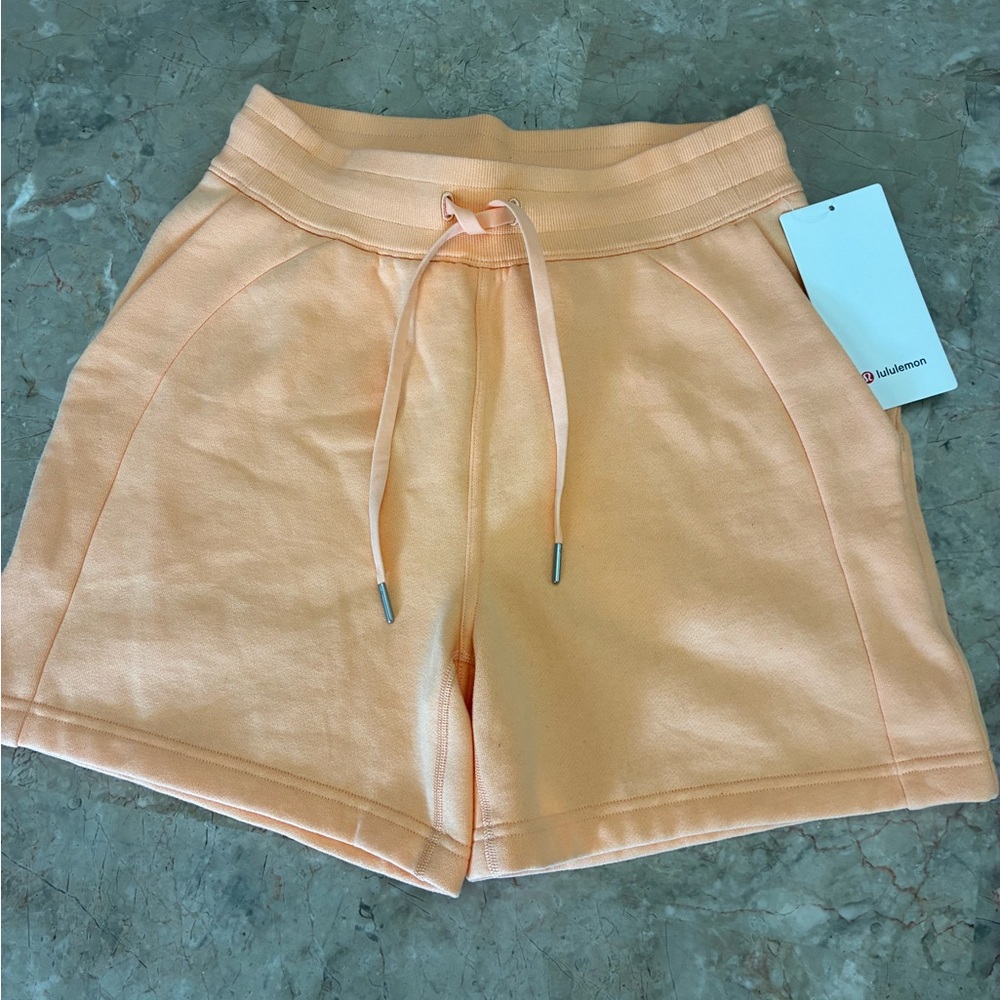 lululemon athletica Peach Pull‑On Athletic Shorts